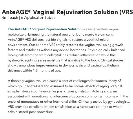 AnteAGE® MD Vaginal Rejuvenation Solution