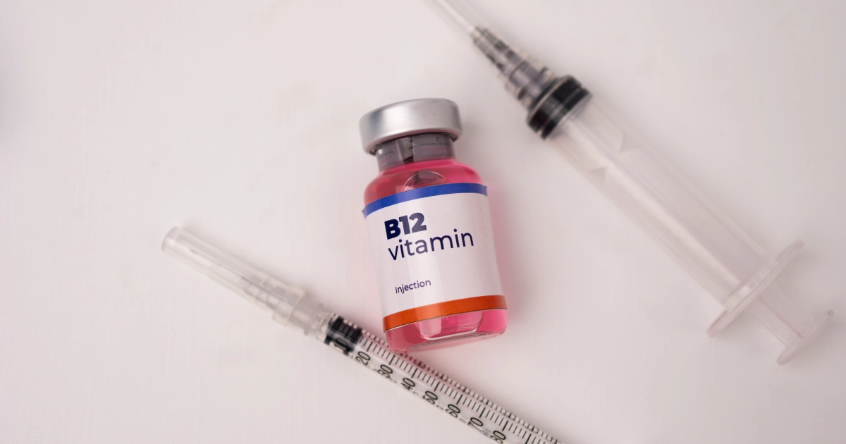 B12 INJECTIONS in Glendale, AZ with syringes on a white background